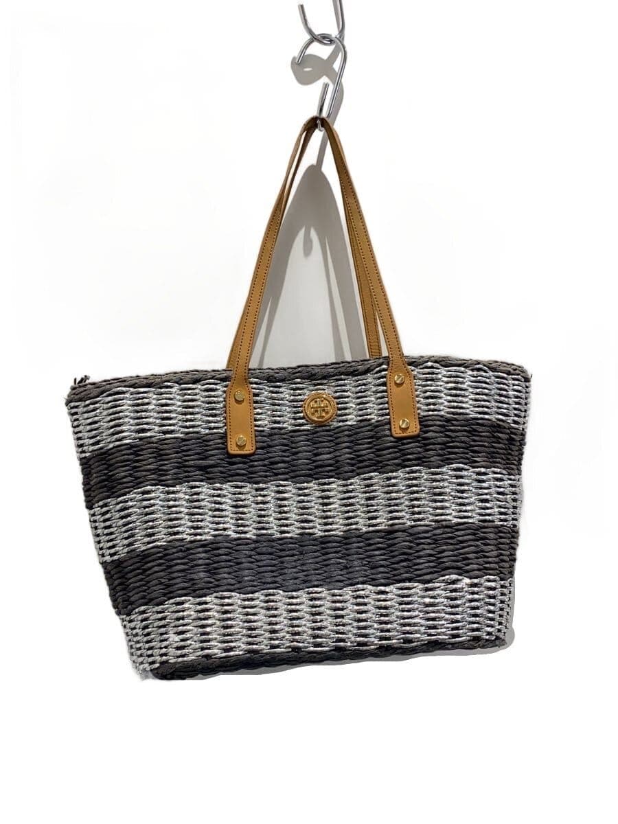 TORY BURCH Tote Bag BLU Stripe HAL045