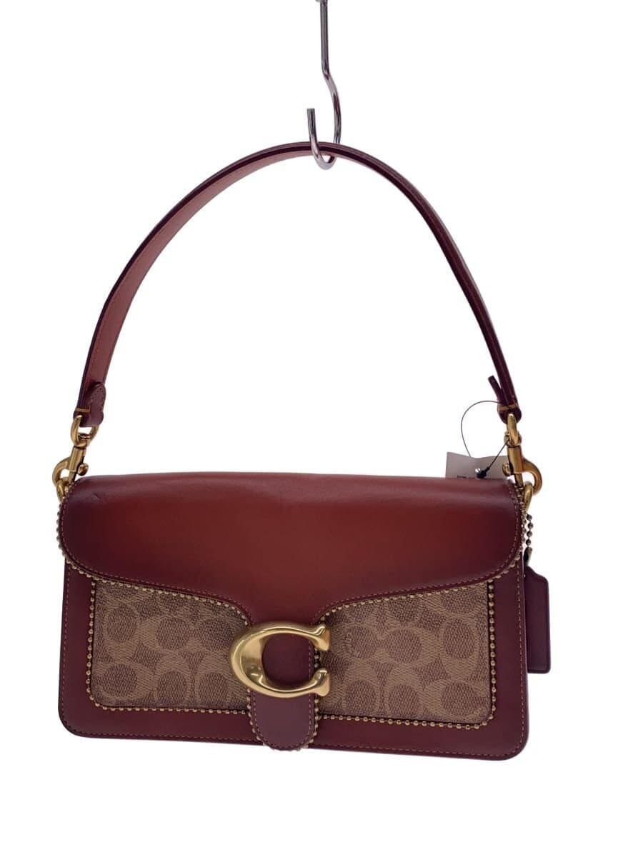 COACH Shoulder Bag Canvas BRW All Over Pattern