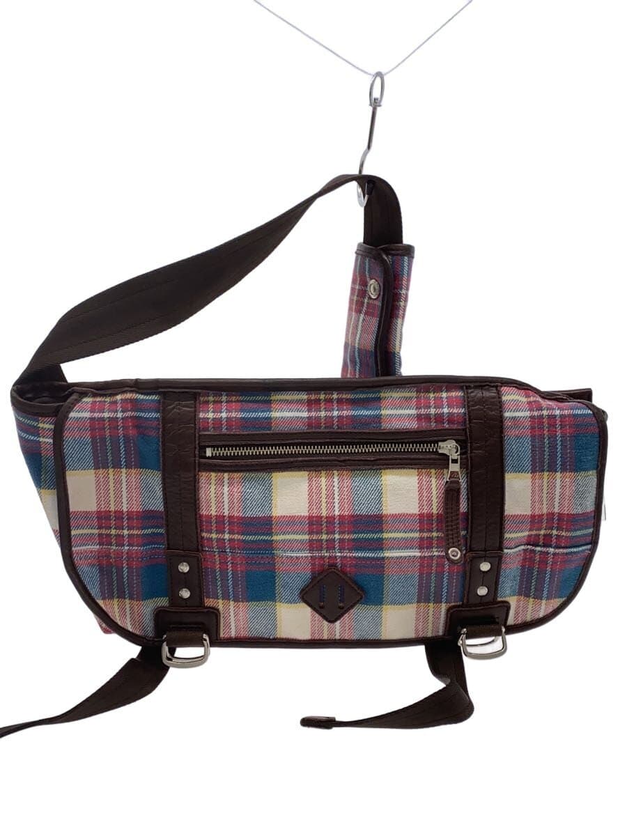 MSPC(master-piece)Shoulder Bag Cotton Multicolor Check 01003-c