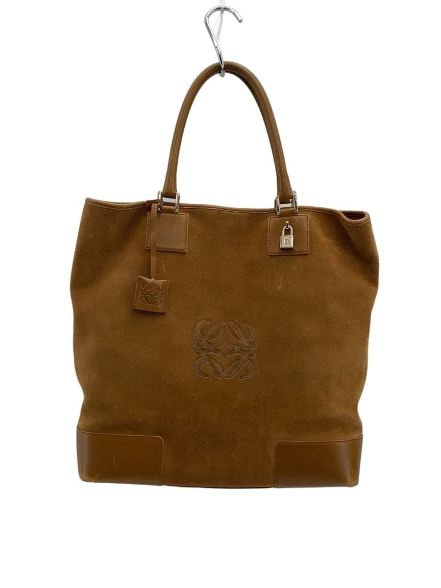 LOEWE tote bag suede BRW