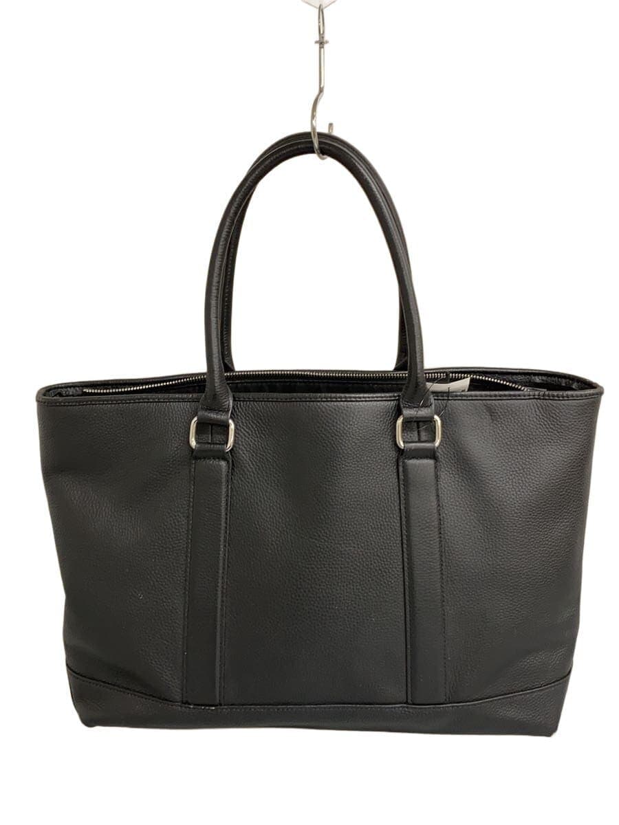 UNITED ARROWS green label relaxing Business Bag Tote Bag Leather BLK