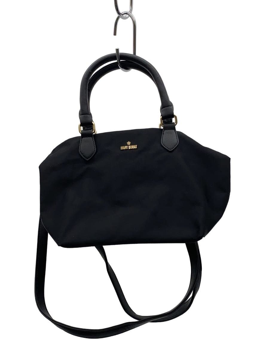 MARY QUANT Shoulder Bag BLK Solid
