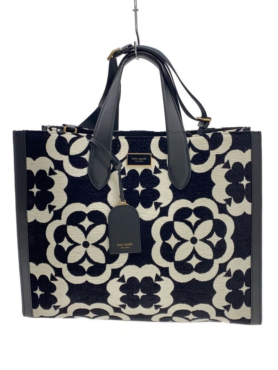 kate spade new york Spade Flower Tote Bag BLK All Over Pattern K9959