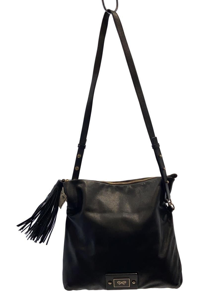 ANYA HINDMARCH Shoulder Bag Leather BLK