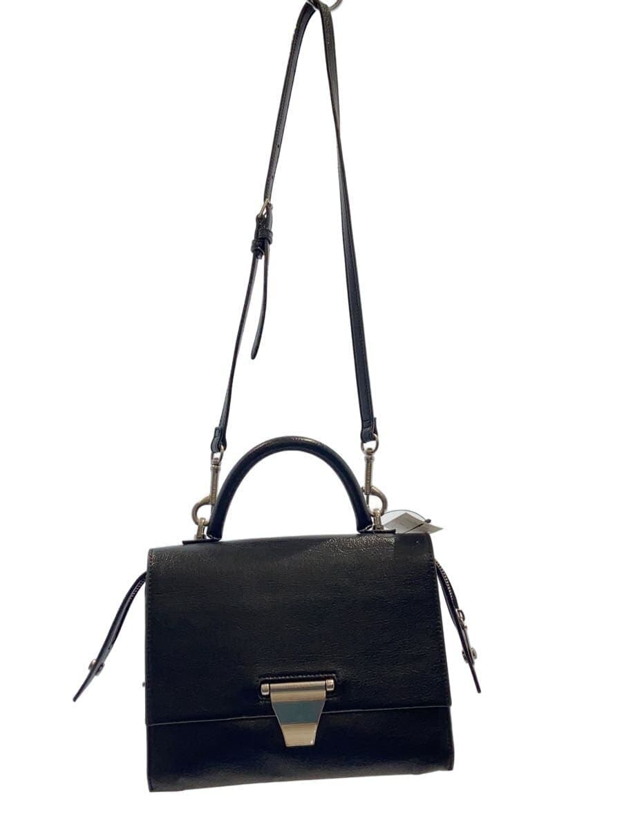 CHARLES&KEITH Shoulder Bag Leather BLK Solid