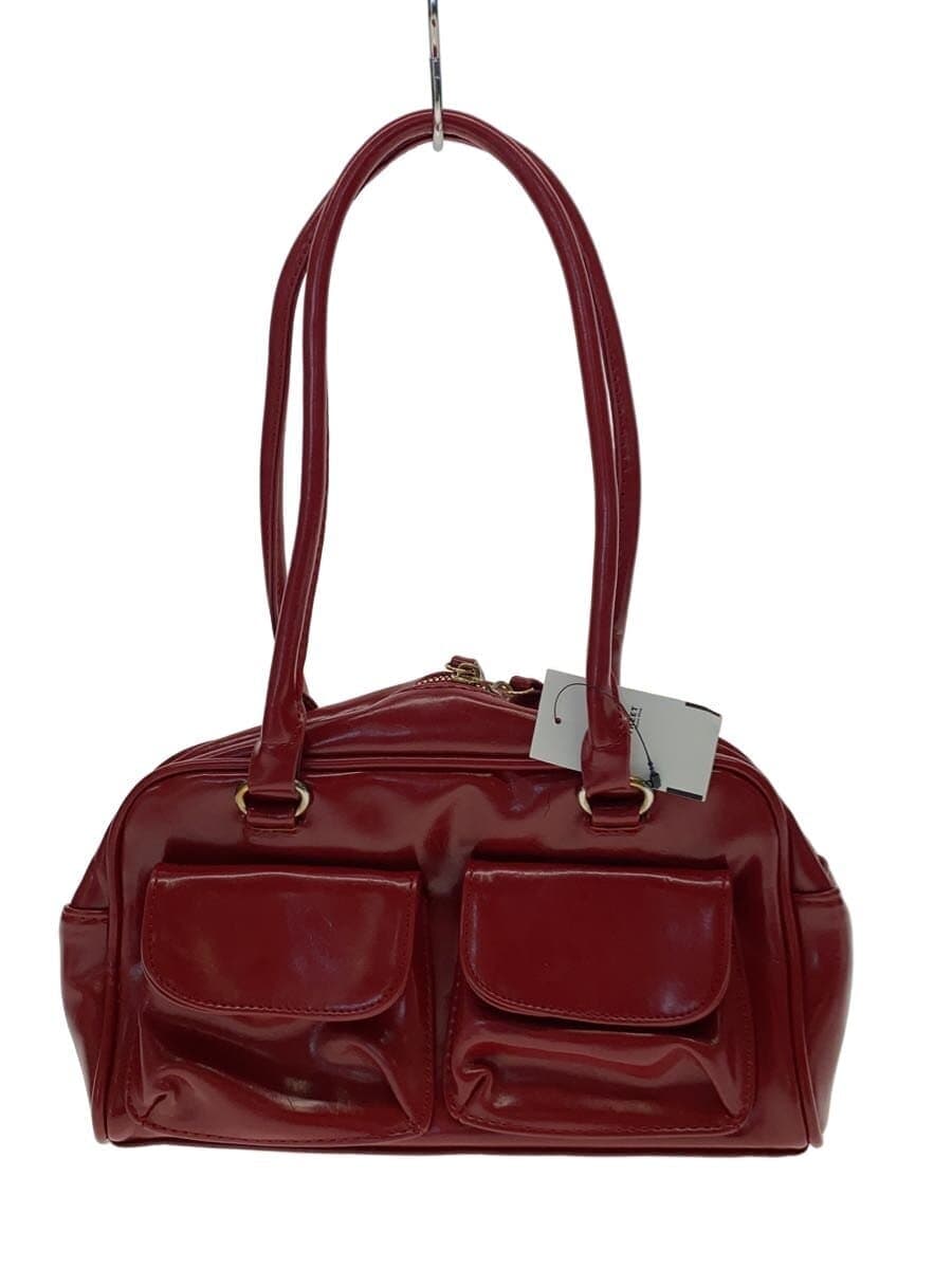 Other brand handbag fake leather RED one shoulder