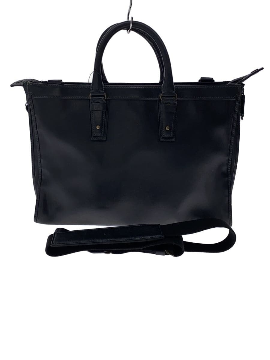 Other Brand AXE borderless Briefcase Leather BLK Solid