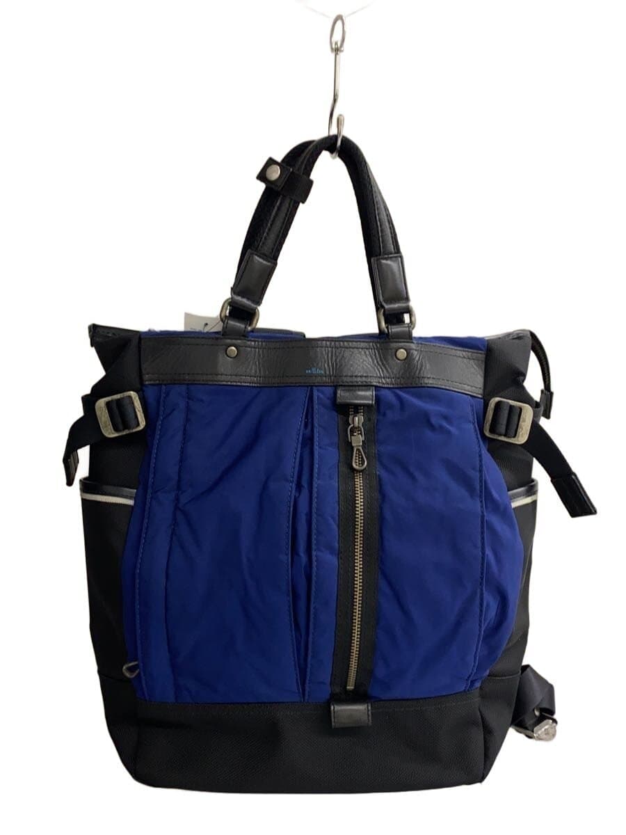 LANVIN en Bleu Tote Bag Nylon BLK Solid