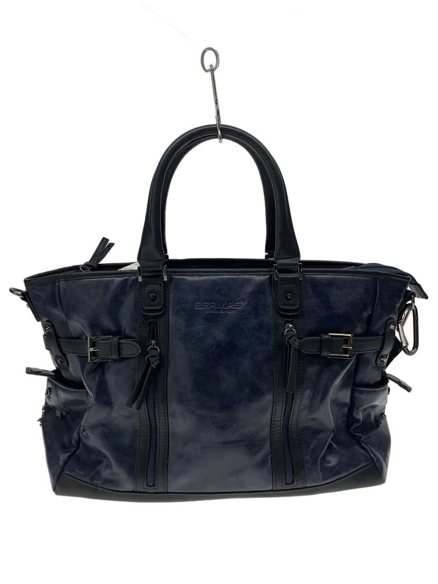 BERMAS Briefcase NVY Solid