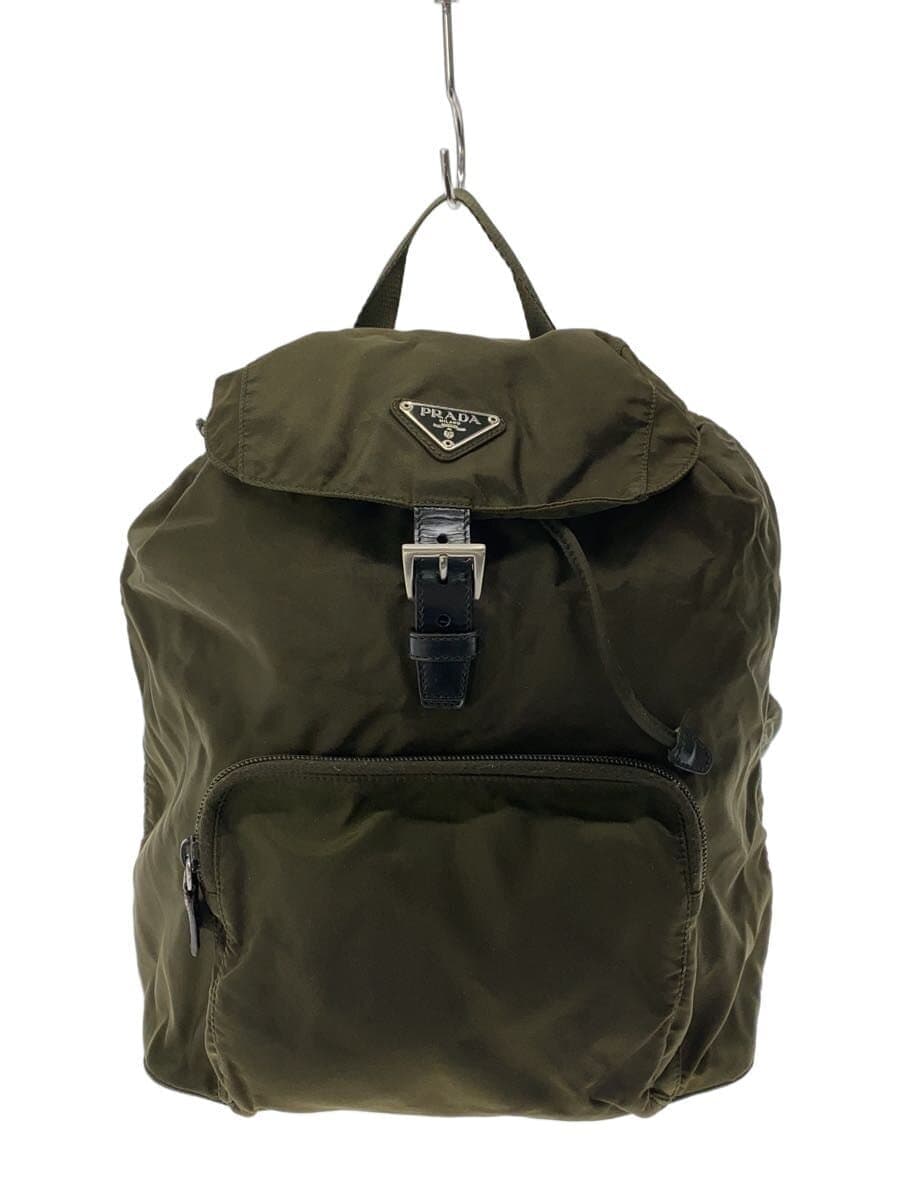 PRADA Backpack Nylon KHK
