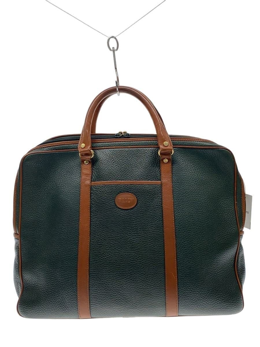BALLY Boston Bag Leather GRN Solid
