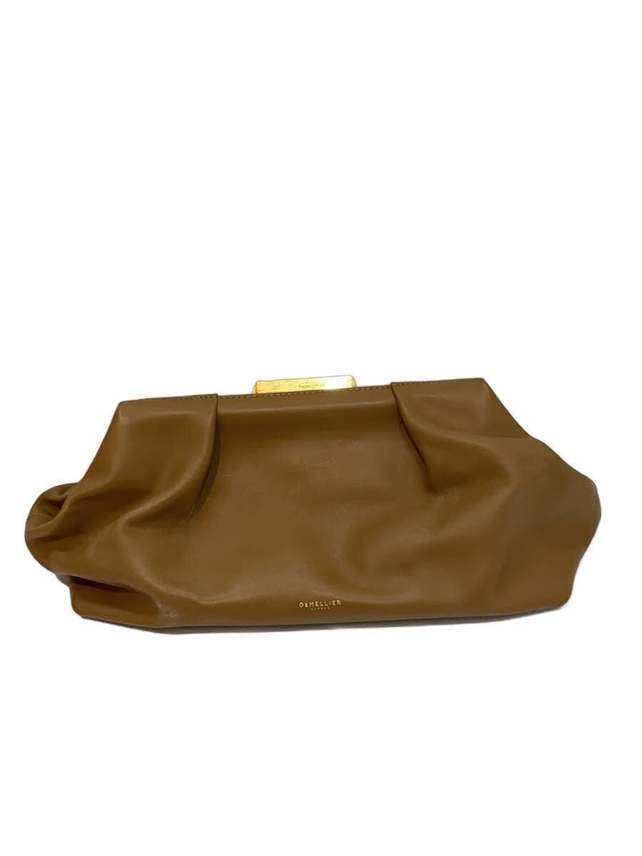 DEMELLIER shoulder bag leather camel plain