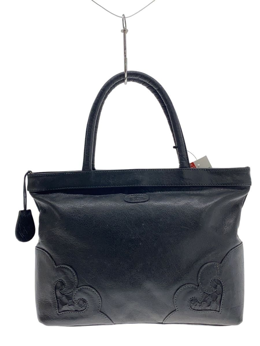 IBIZA Handbag Leather BLK Solid