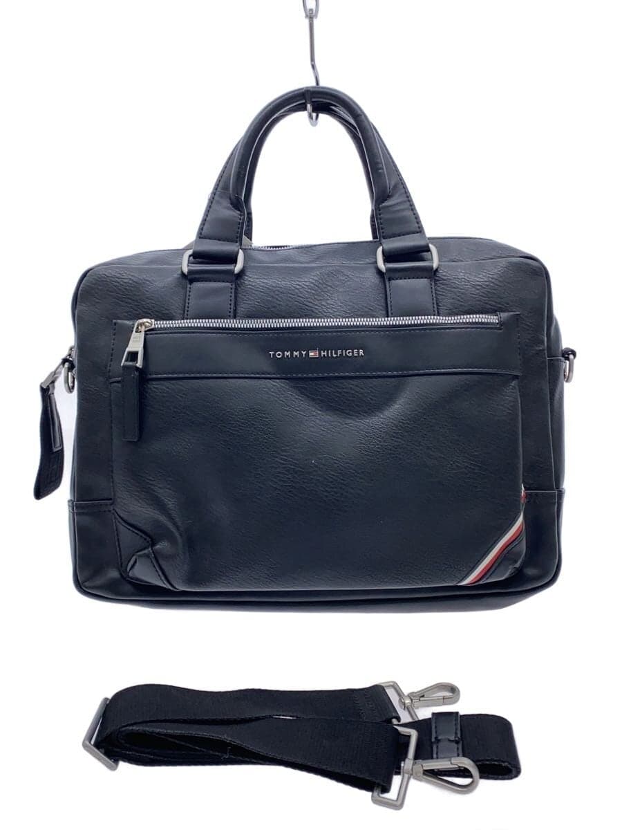 TOMMY HILFIGER Tote Bag Leather BLK