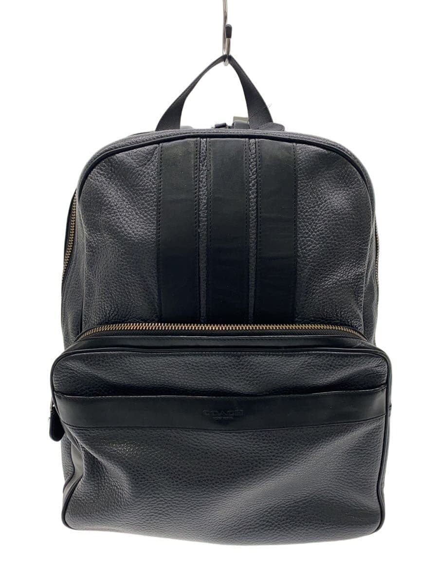 COACH Backpack Leather BLK