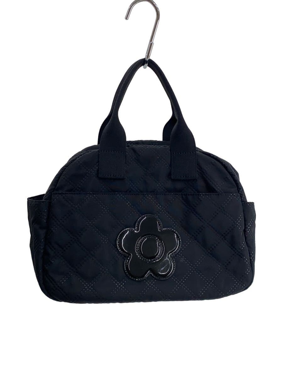 MARY QUANT Handbag Nylon BLK All Over Pattern