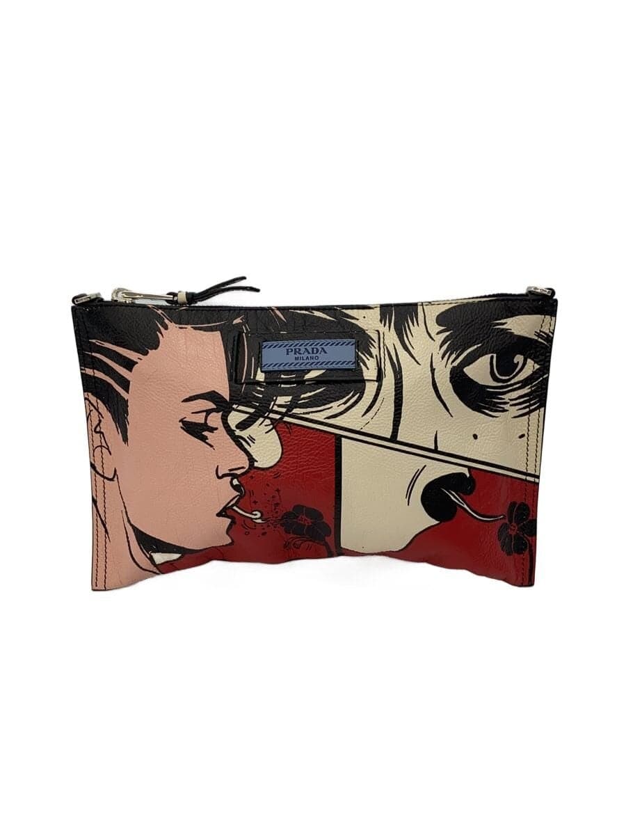 PRADA Shoulder Bag Leather