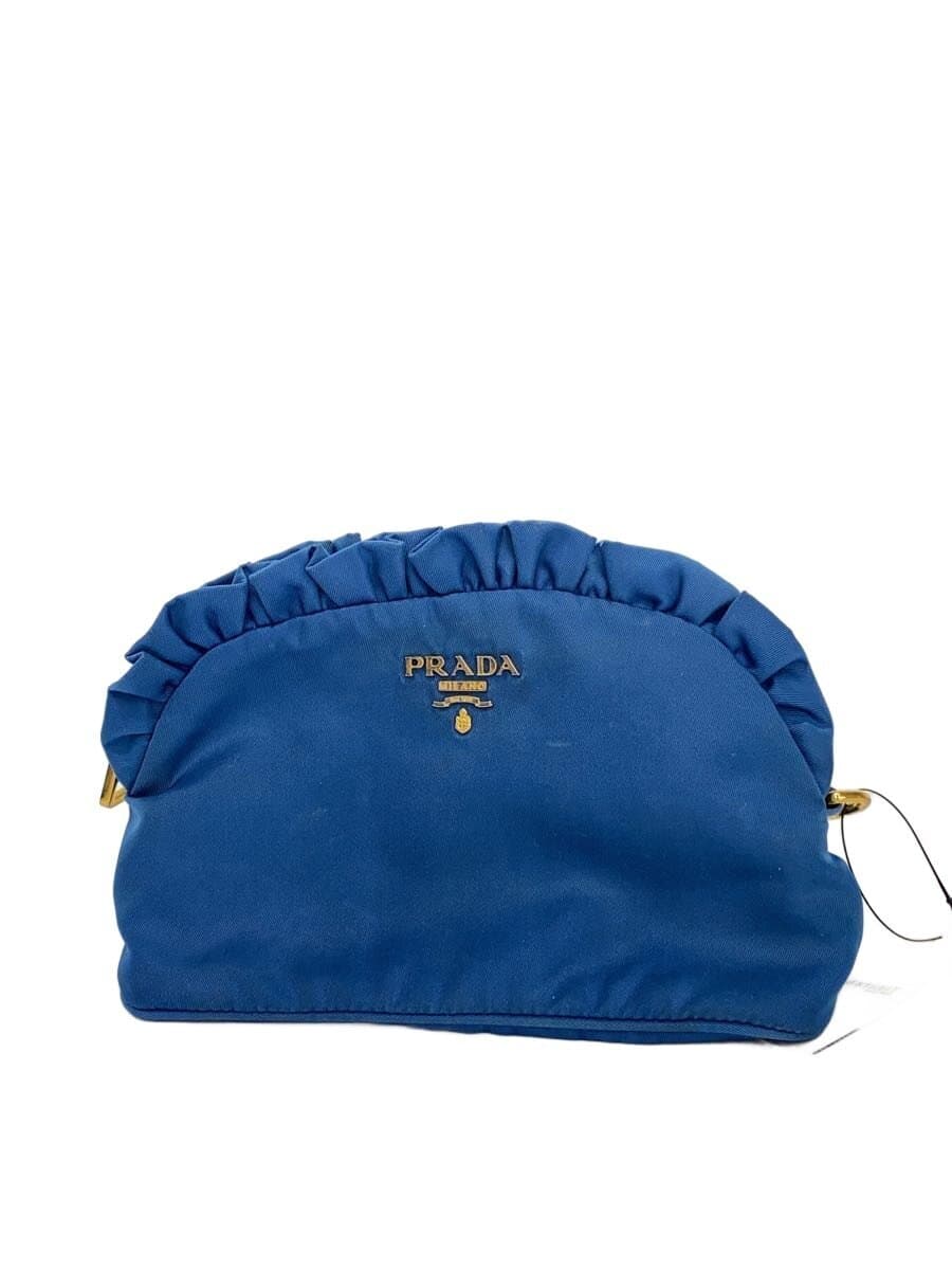 PRADA Pouch Nylon BLU