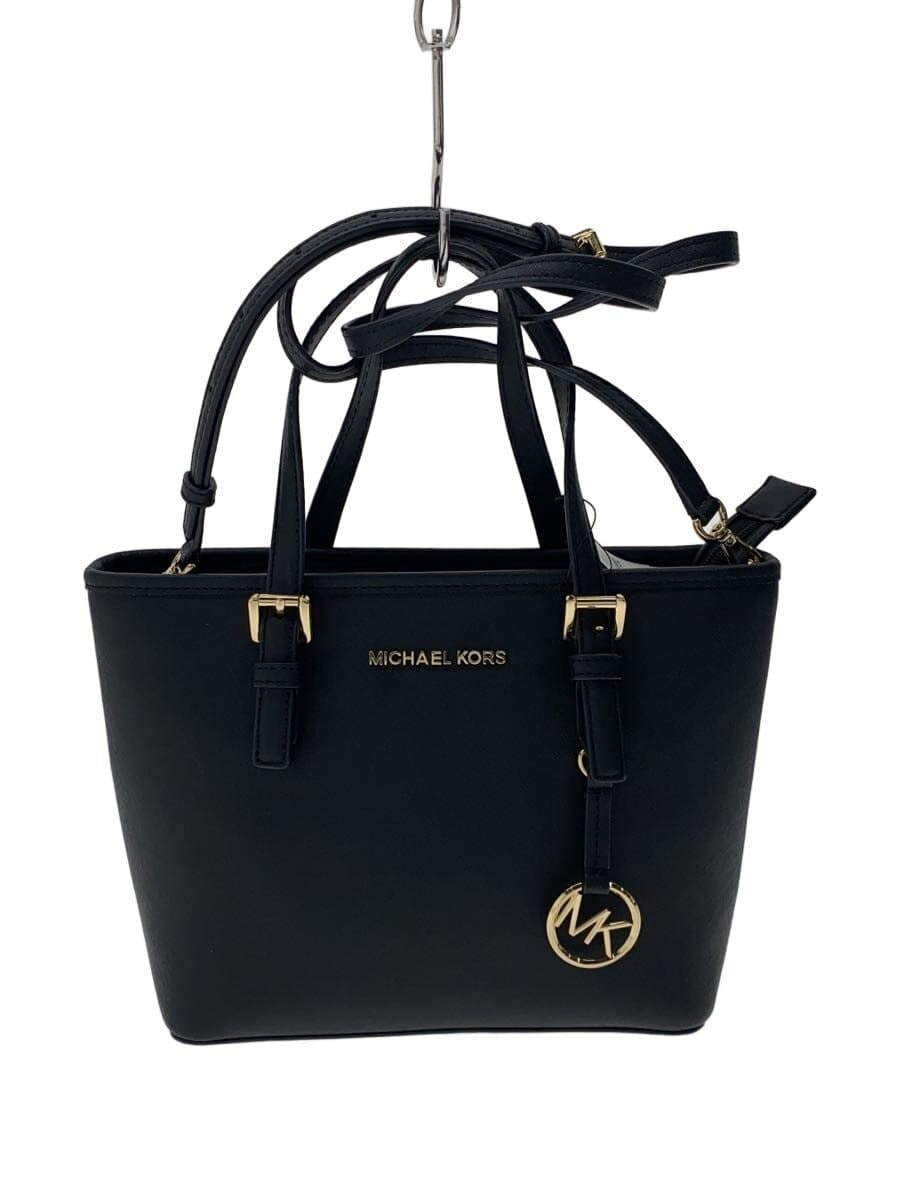 MICHAEL KORS Handbag Leather BLK 35S9GTVT0L