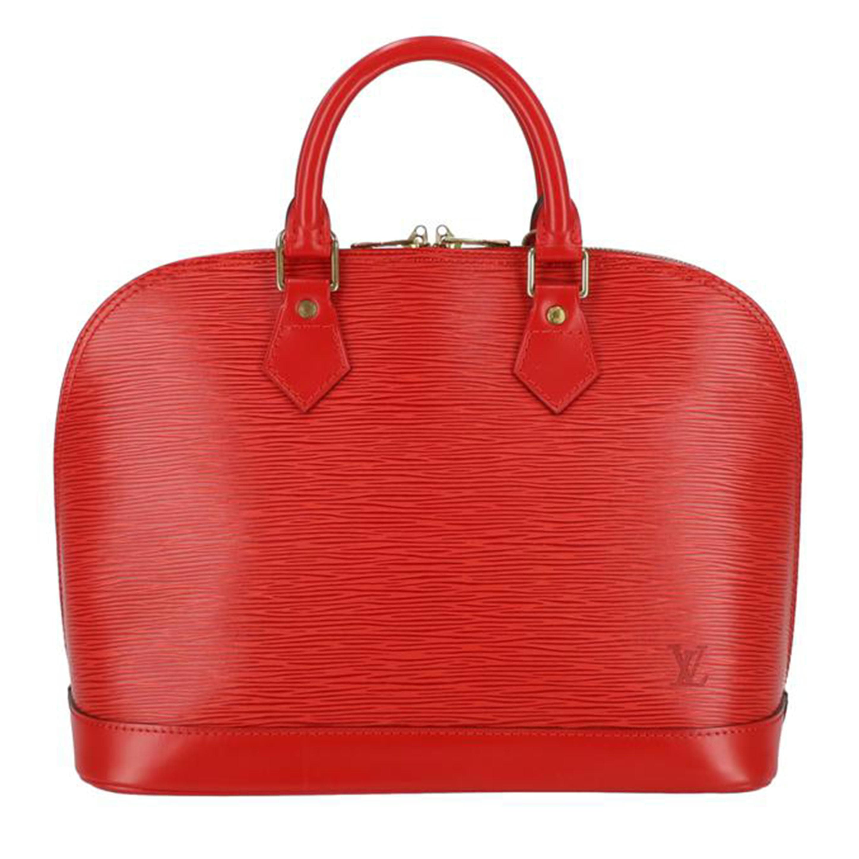 LOUIS VUITTON Alma Epi Castilian Red M52147 AR0*** A Rank 18Used M52147