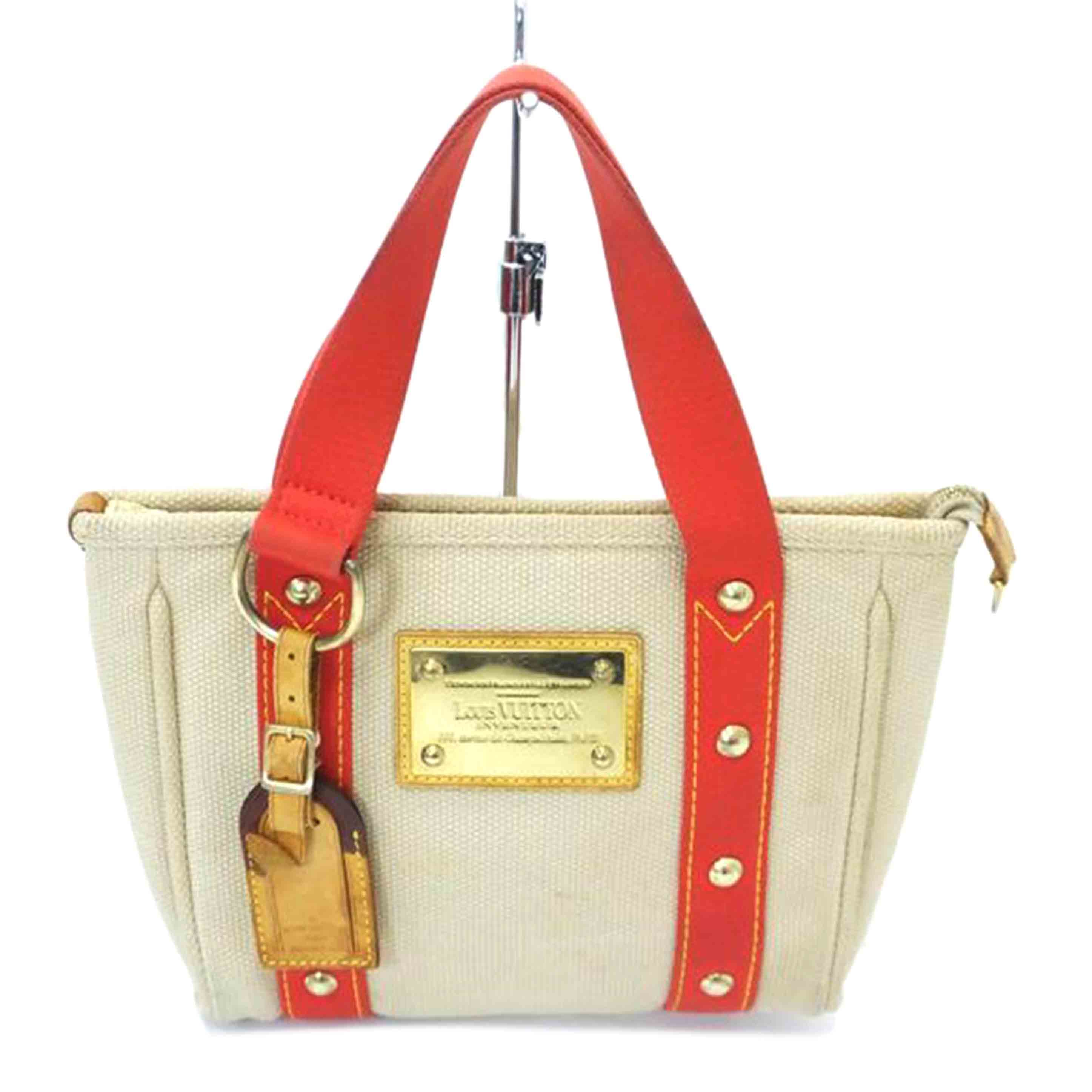 LOUIS VUITTON Antigua Cabas PM Canvas M40038 FL0*** B Grade 88