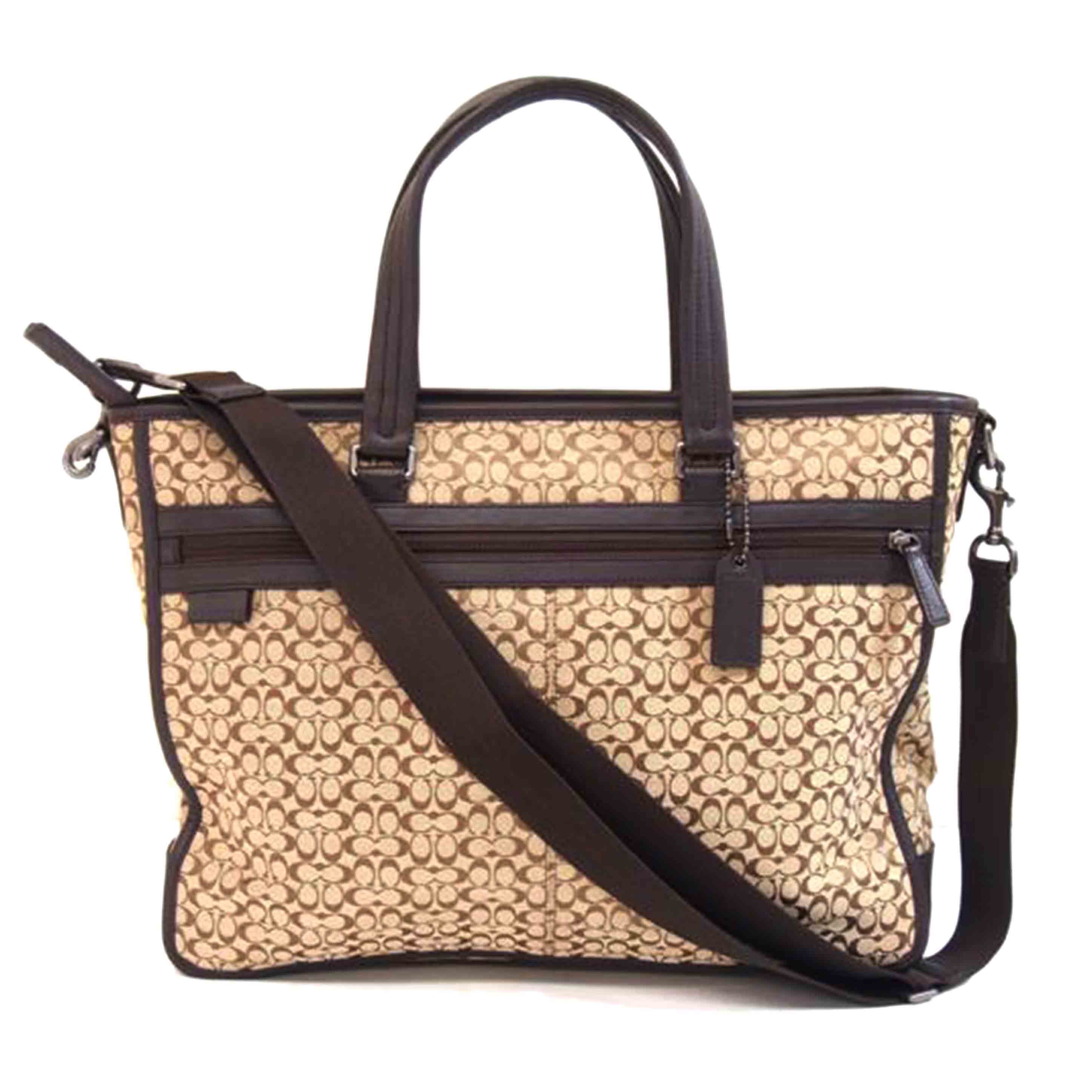 COACH Mini Signature2-Way Business Bag F70697 K12** AB Grade 71