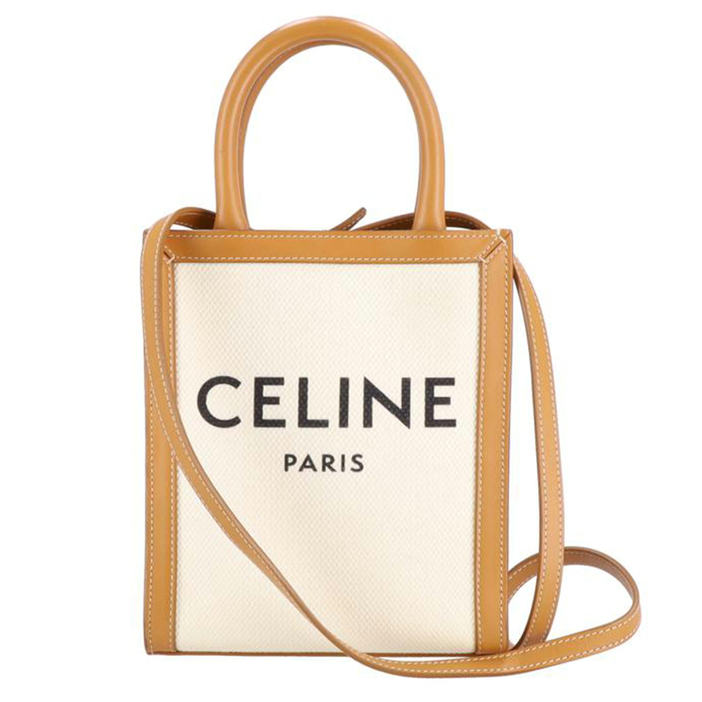 CELINE Vertical Cabas Mini 2WAY Bag S-S****** A Rank 91Used S-S******