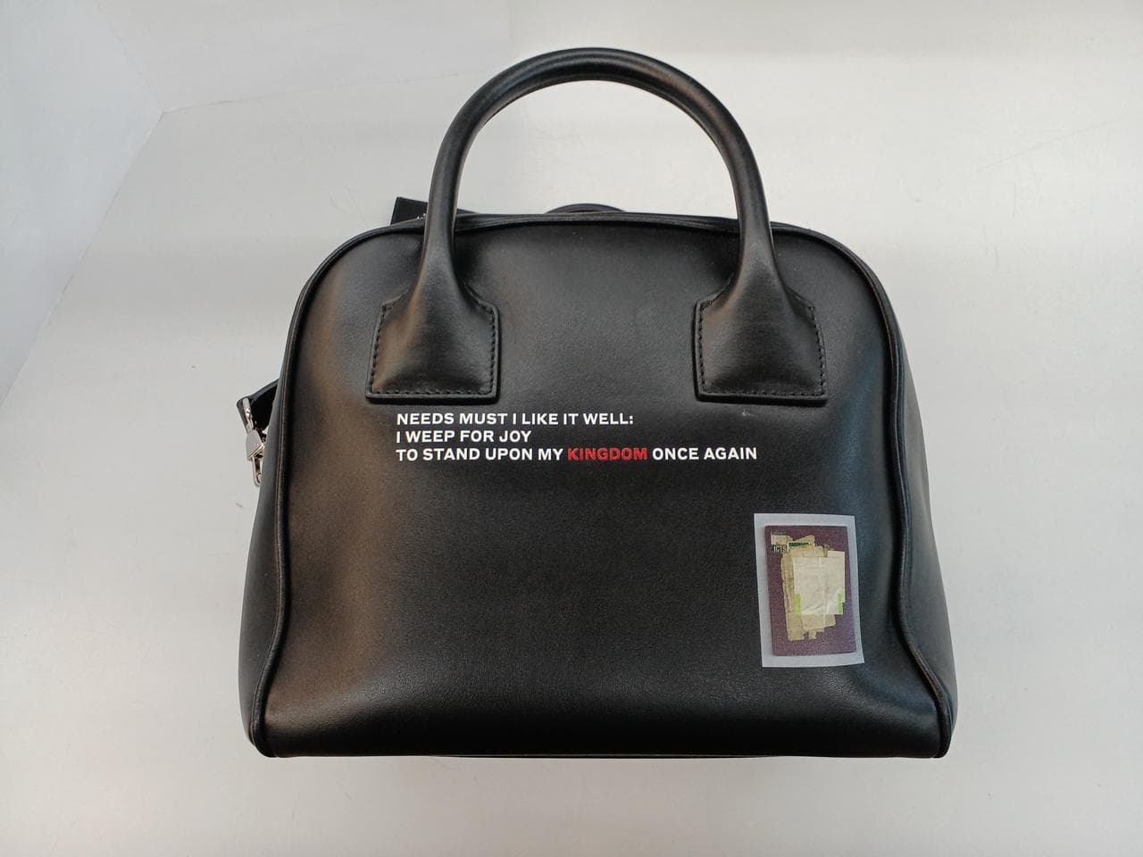 Animal print 2-way bag