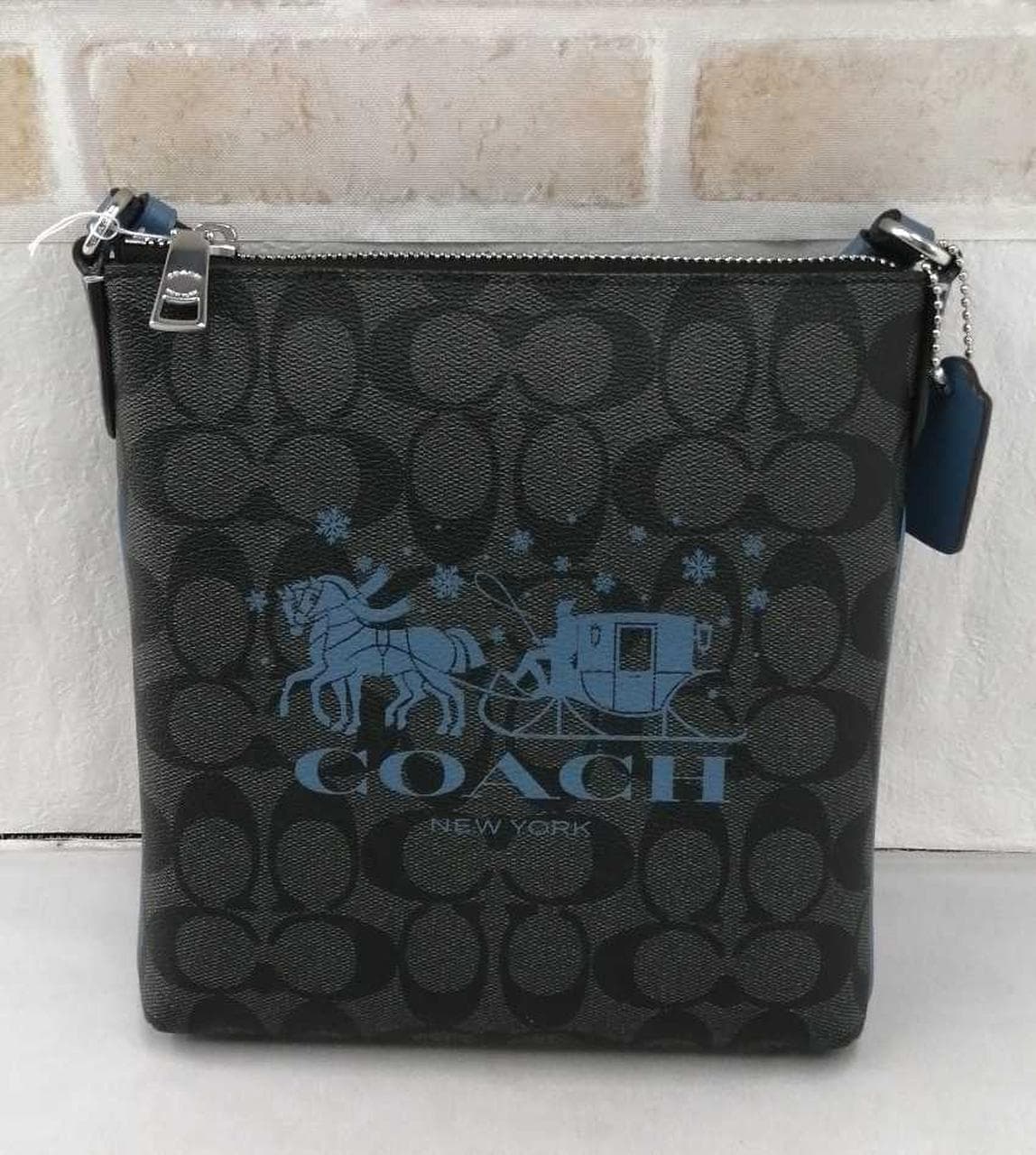 COACH Signature Canvas Horse