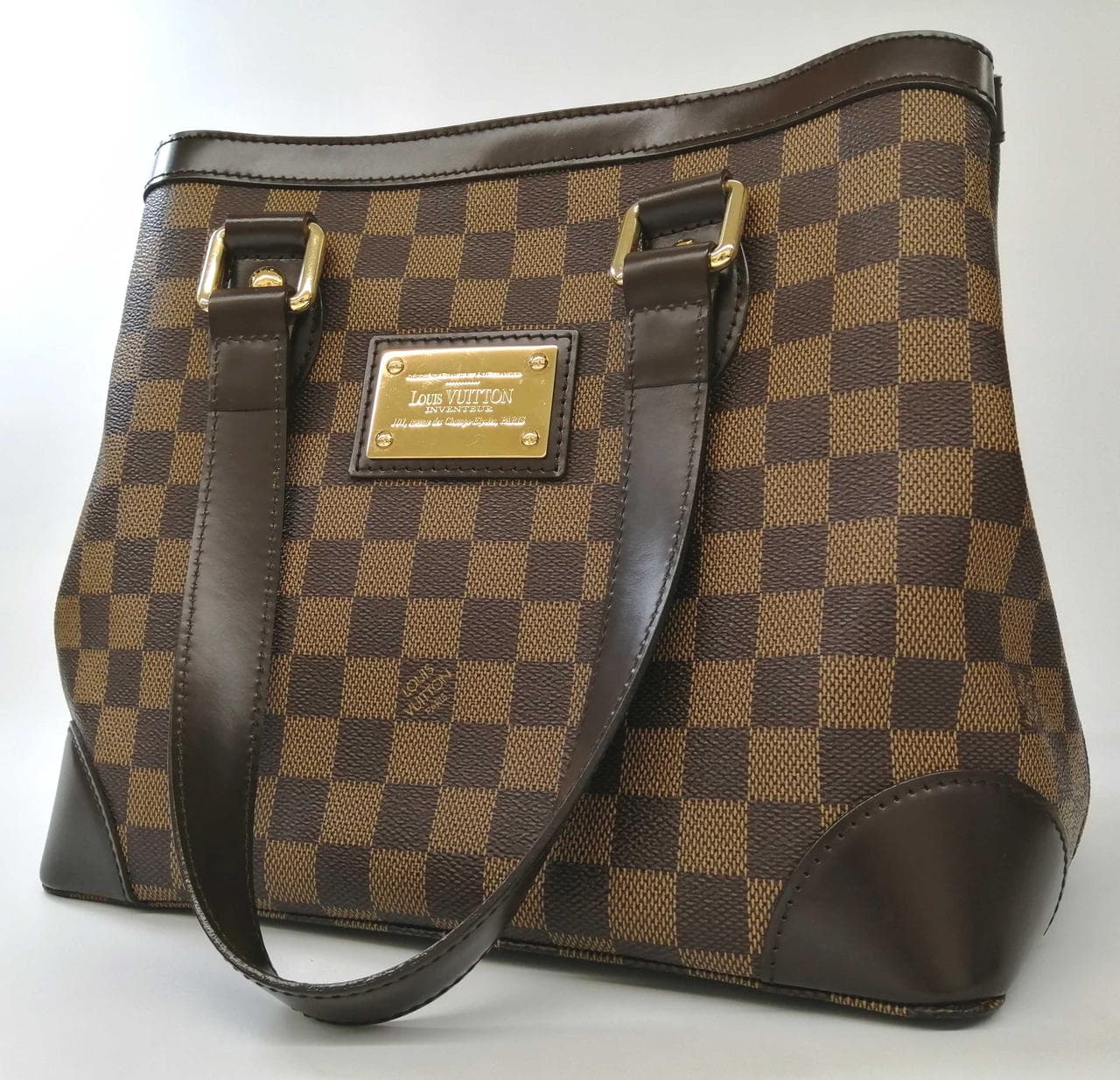 Pre-owned Damier Ebene Hampstead Handbag N51205