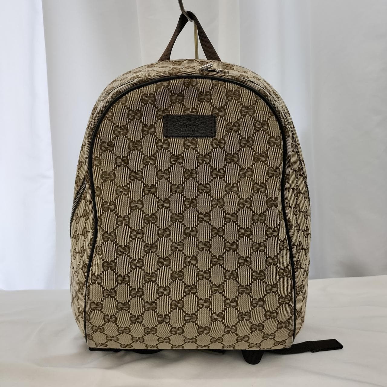 GG Canvas Backpack 449906 493075