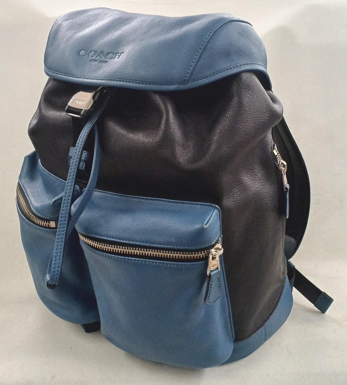 Leather backpack F71728