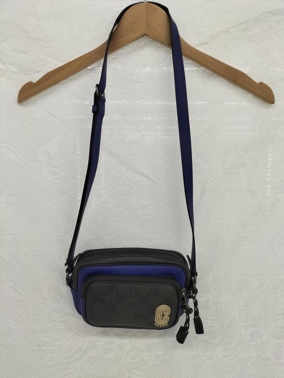 Shoulder Bag BLK/BLU C1643