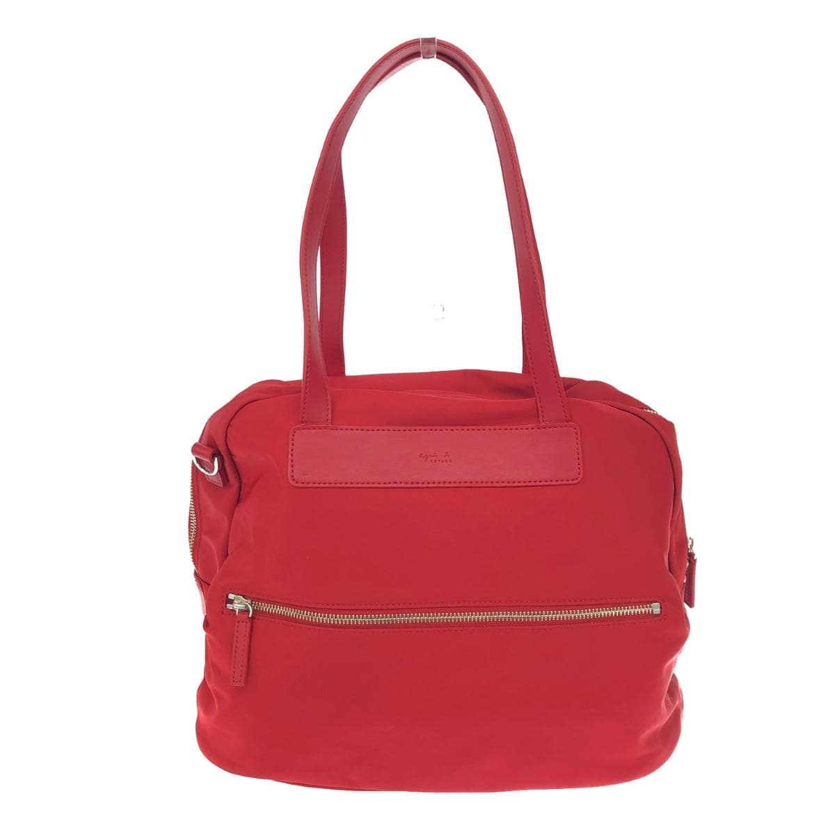 agnes b. Agnes B. 2WAY tote bag 2WAY bag in good condition red nylon women's multifunctional bag