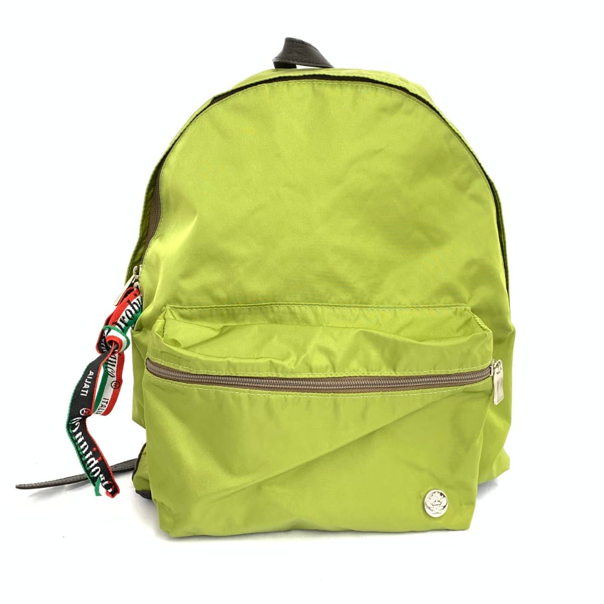 Orobianco backpack in good condition, nylon, light green, unisex