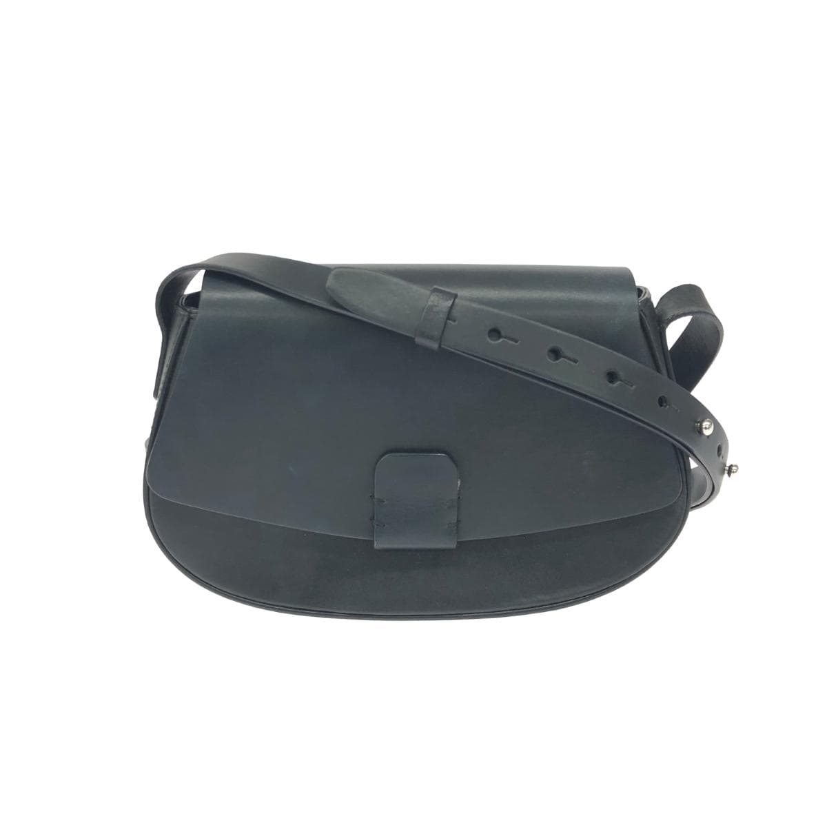 Nicogiani shoulder bag in good condition, leather, black, for ladies