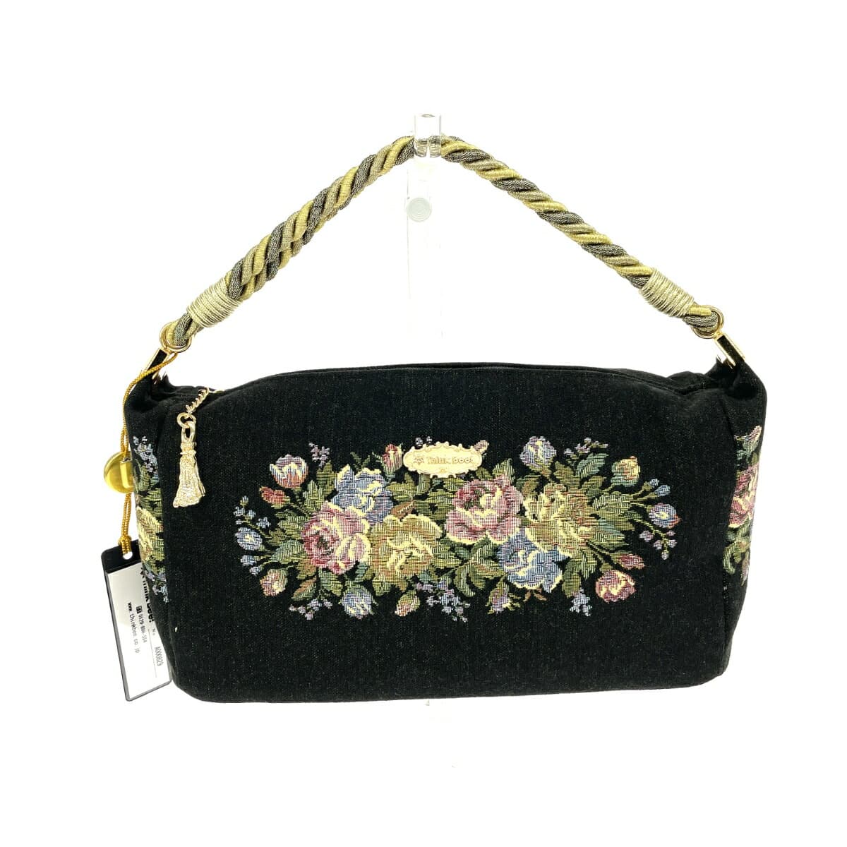 Think Bee Board Bag, unused, floral bouquet, tapestry, black, ladies