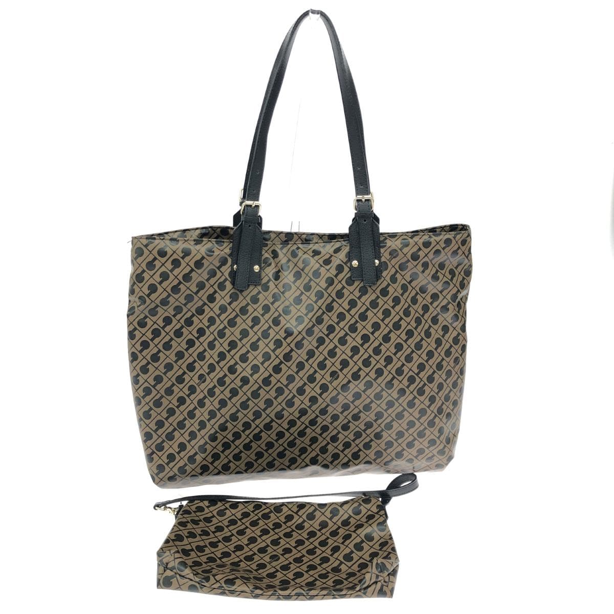 GHERARDINI Gelardini Softy/Tote Bag Good Condition Brown Women's