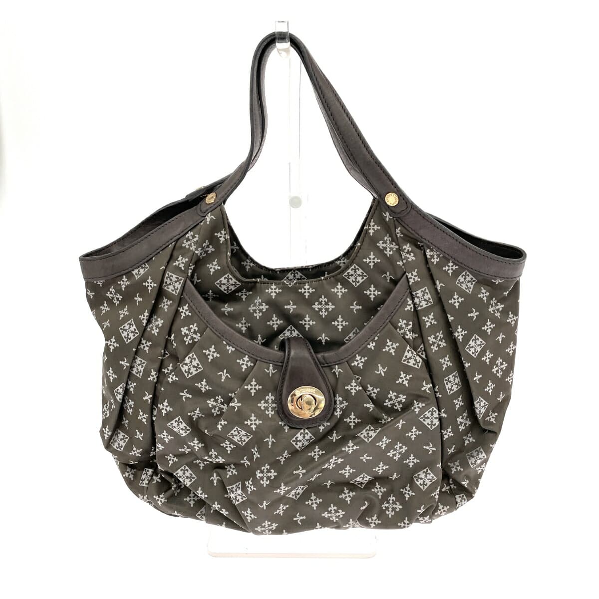 russet LACIT handbag monogram nylon brown ladies