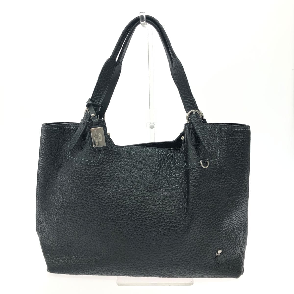 PELLE BORSA Tote Bag Leather Black Unisex