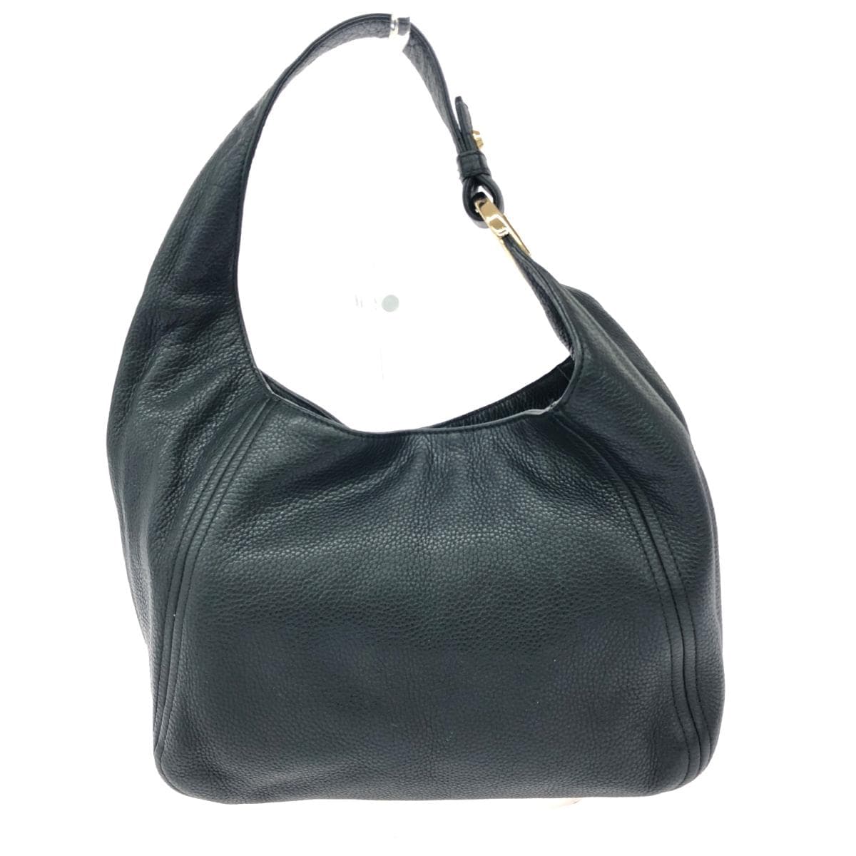 MICHAEL KORS One Shoulder Bag MK Logo / Circle Hardware / Leather / Black