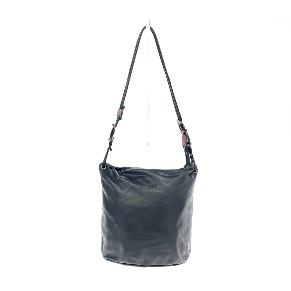 CHROME With Chrome With Shoulder Bag Leather Black Women's