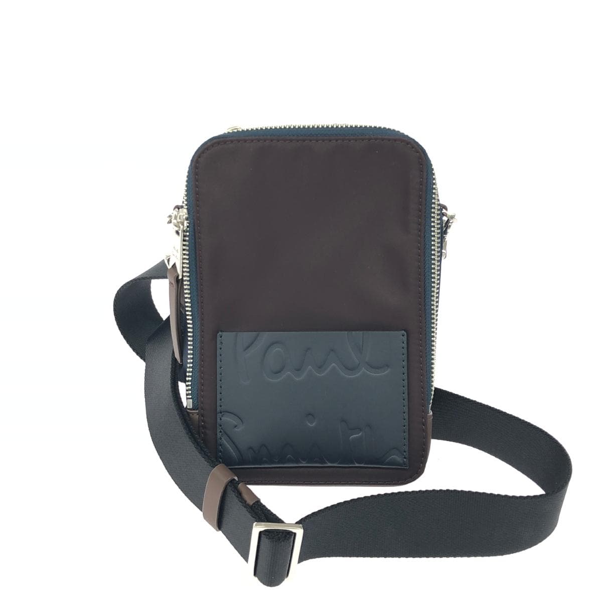 Paul Smith Shoulder Bag - Good Condition - Nylon and Leather - Brown - Unisex